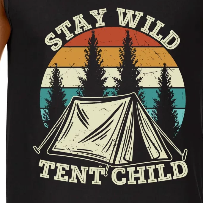 Camping Stay Wild Tent Child Gift Retro Comfort Colors® Tank Top