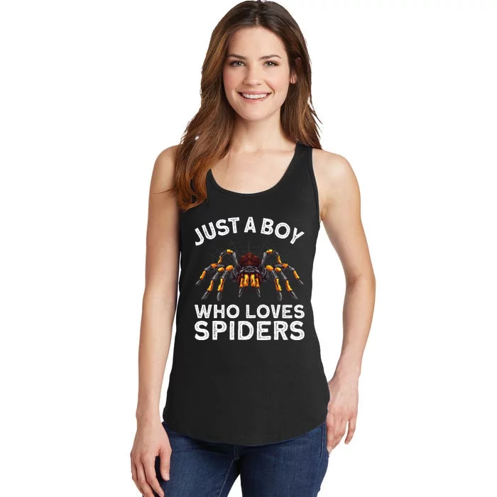 Cute Spider Web Tarantula Arachnid Ladies Essential Tank