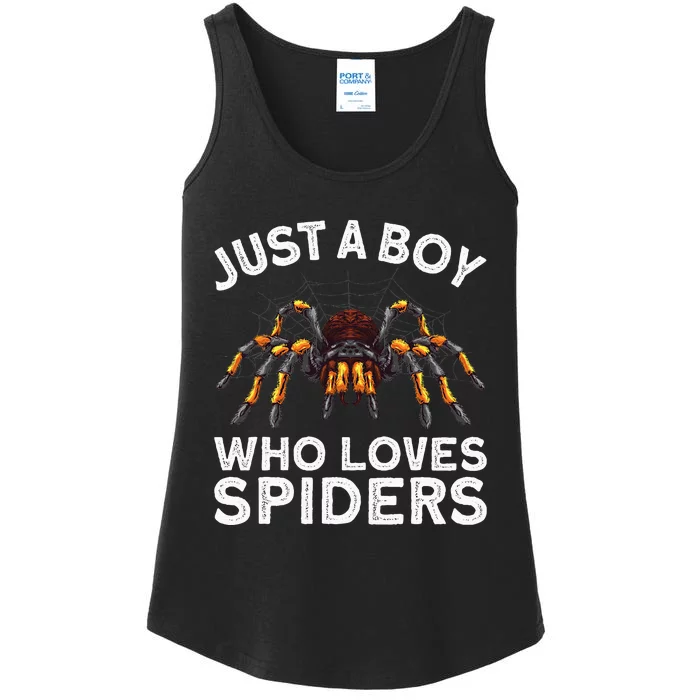 Cute Spider Web Tarantula Arachnid Ladies Essential Tank