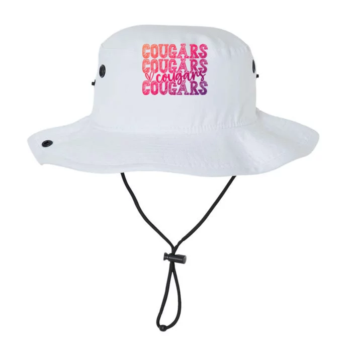 Cougars Spirit Wear Game Day School Mascot Sport Fan Team Gift Legacy Cool Fit Booney Bucket Hat