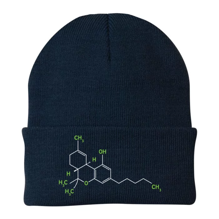 Cannabis Shirts Weed Pot Molecule THC Marijuana Stoner Gift Knit Cap Winter Beanie