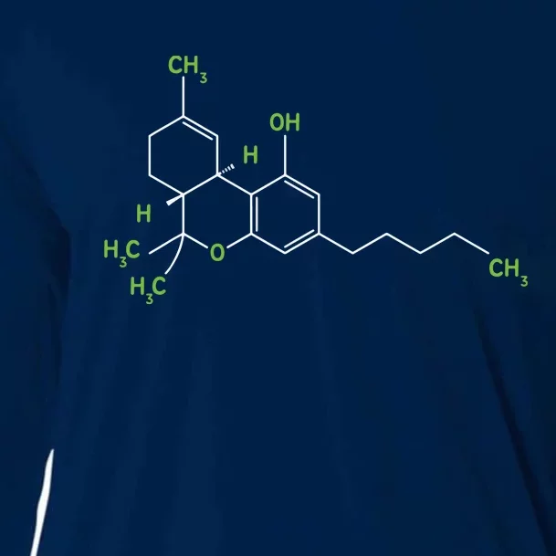 Cannabis Shirts Weed Pot Molecule THC Marijuana Stoner Gift Cooling Performance Long Sleeve Crew