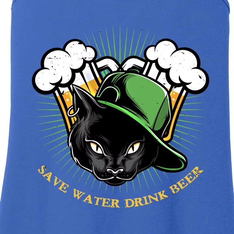 Cool Save Water Beer Gift Ladies Essential Tank