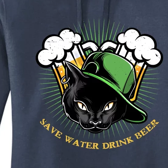 Cool Save Water Beer Gift Women's Pullover Hoodie