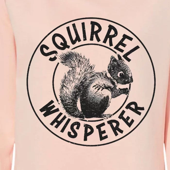 Cute Squirrel Whisperer Womens California Wash Sweatshirt