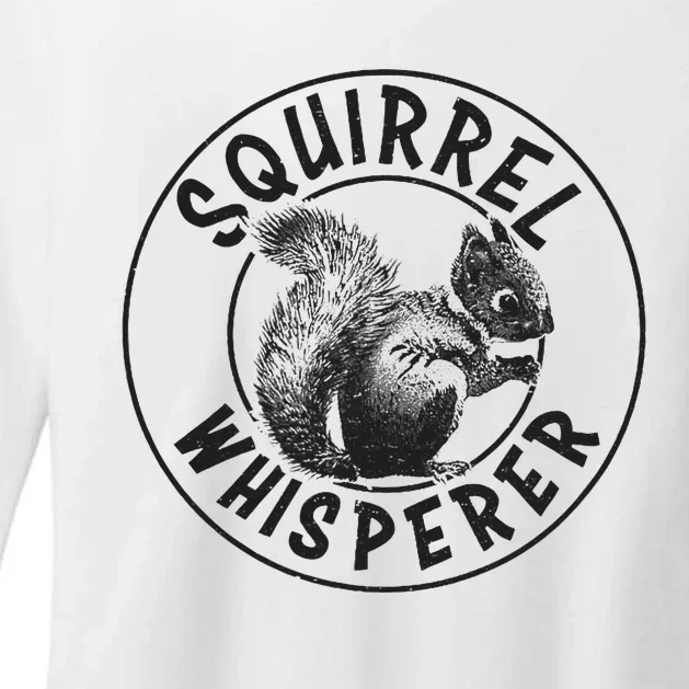 Cute Squirrel Whisperer Womens CVC Long Sleeve Shirt