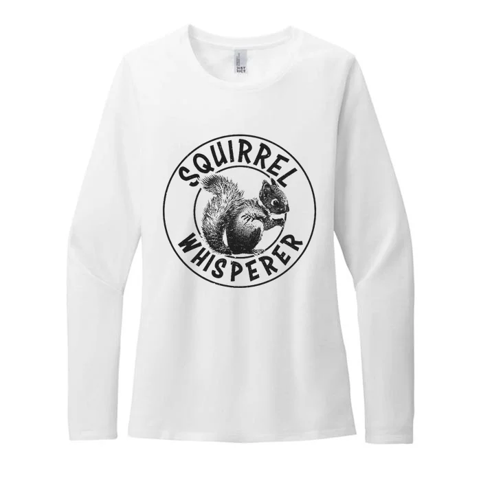 Cute Squirrel Whisperer Womens CVC Long Sleeve Shirt