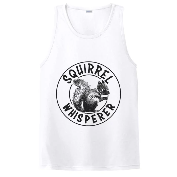 Cute Squirrel Whisperer Performance Tank