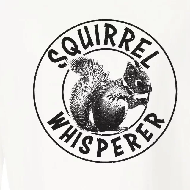 Cute Squirrel Whisperer Cropped Pullover Crew