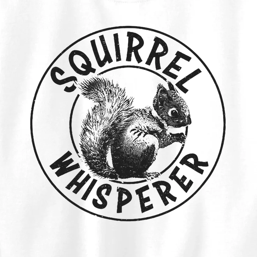 Cute Squirrel Whisperer Kids Sweatshirt