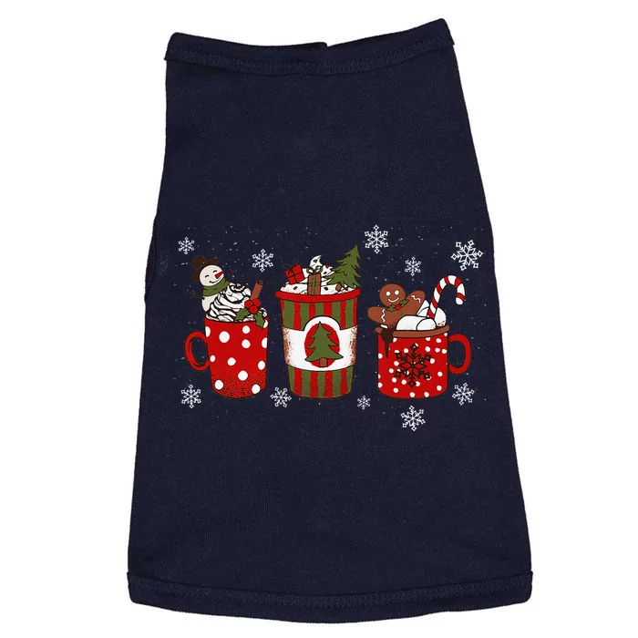 Cozy Snowy Winter Coffee Christmas Gifts For Coffee Lovers Doggie Tank