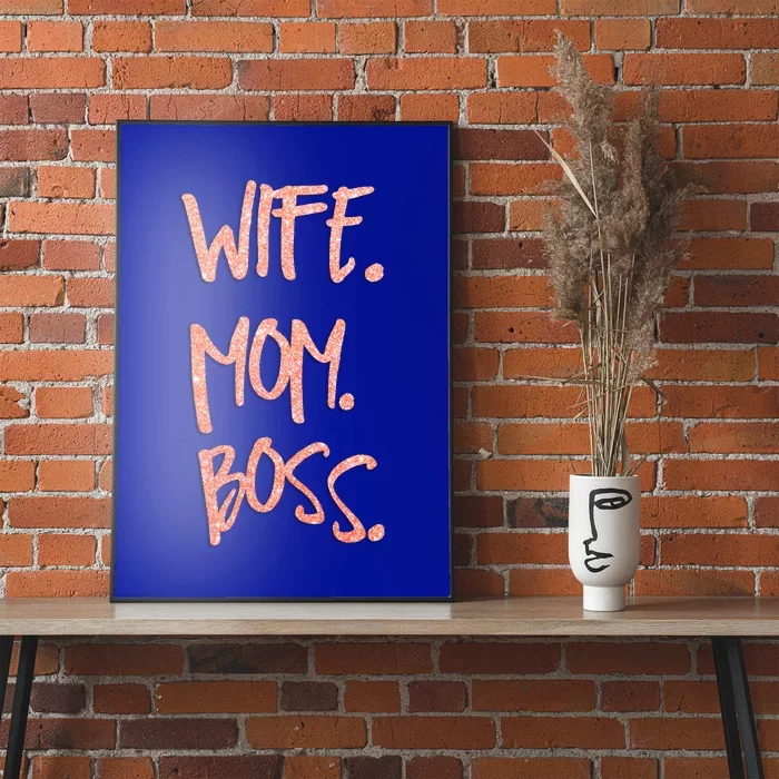 Cute Sexy Wife Mom Boss 'S Gift Poster