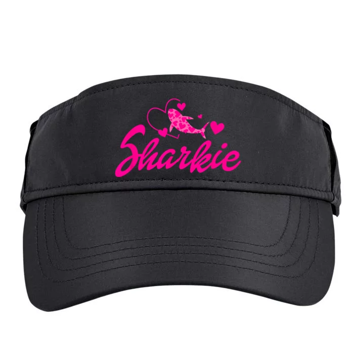 Cute Shark Womens Kids Funny Shark Adult Drive Performance Visor