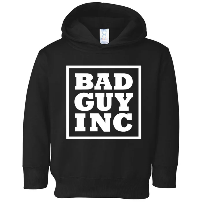 Chael Sonnen Wearing Bad Guy Inc Toddler Hoodie