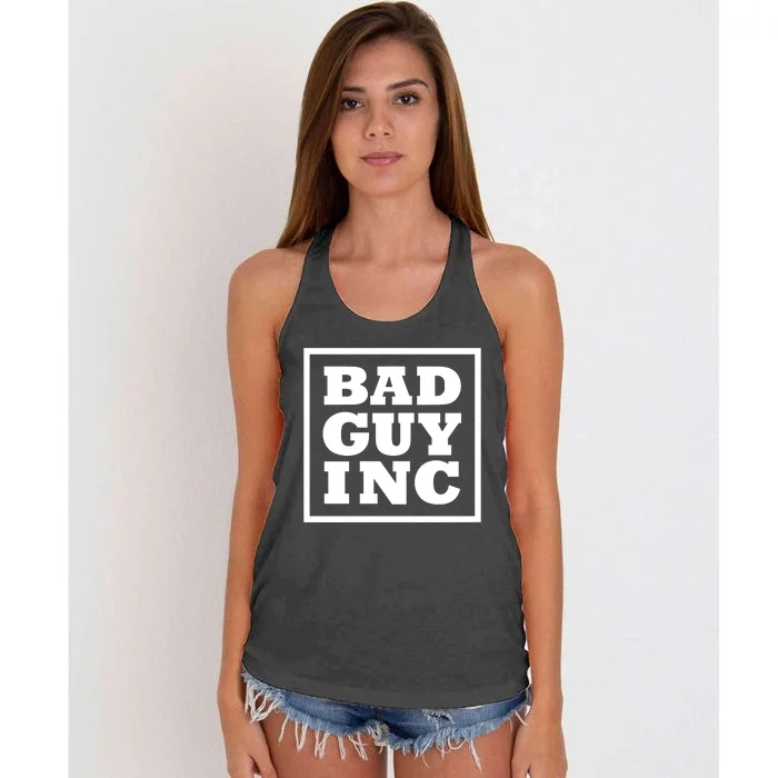 Chael Sonnen Wearing Bad Guy Inc Women's Knotted Racerback Tank