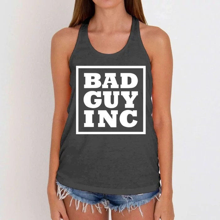 Chael Sonnen Wearing Bad Guy Inc Women's Knotted Racerback Tank