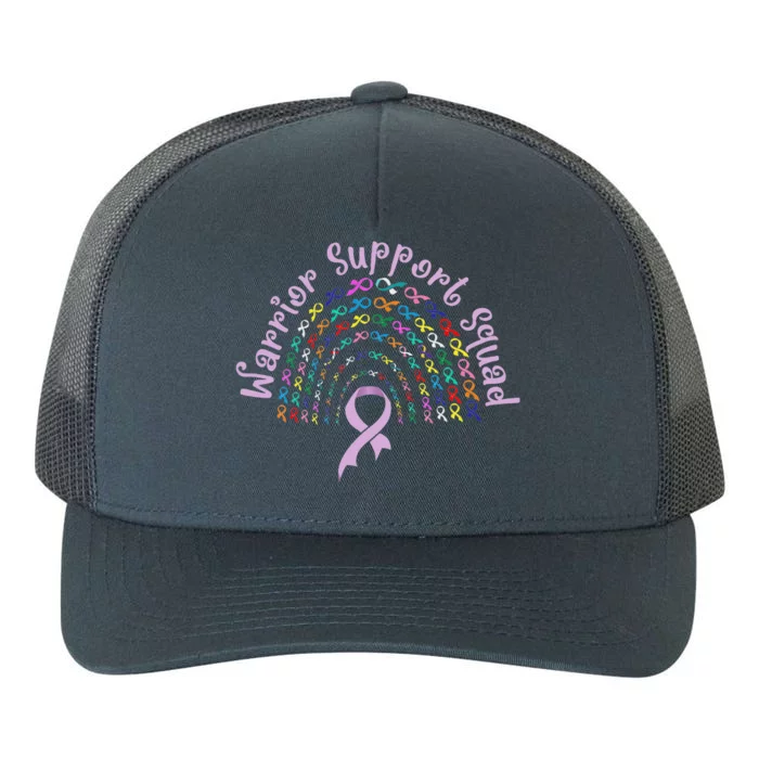 Cancer Survivor World Cancer Day Support Squad Yupoong Adult 5-Panel Trucker Hat