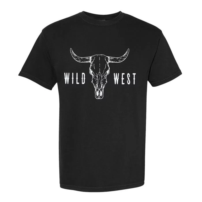 Cow Skull Wild West Garment-Dyed Heavyweight T-Shirt