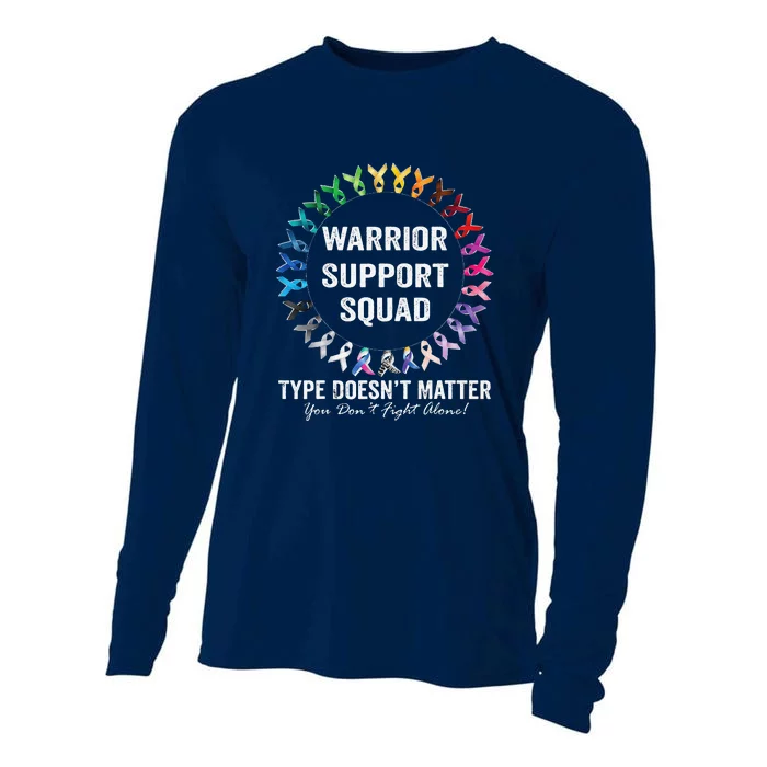 Cancer Survivor World Cancer Day Support Squad Cooling Performance Long Sleeve Crew