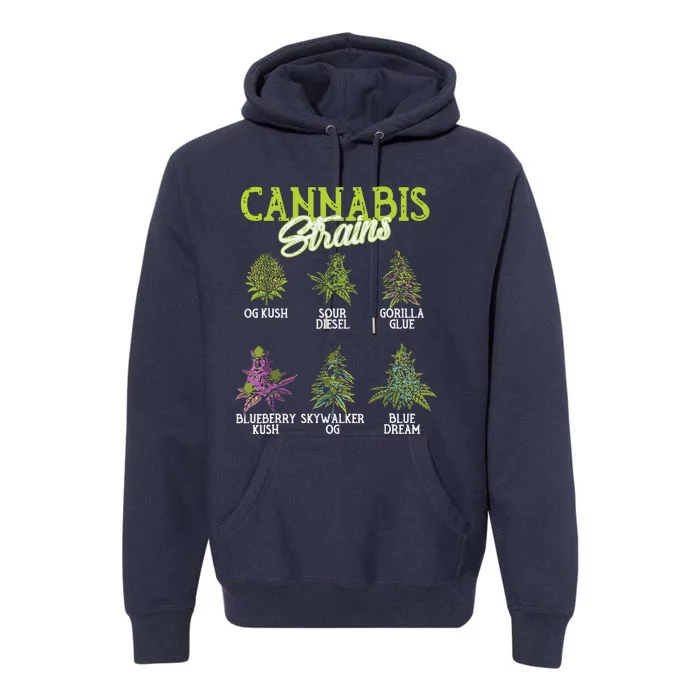 Cannabis Strain Weed Premium Hoodie