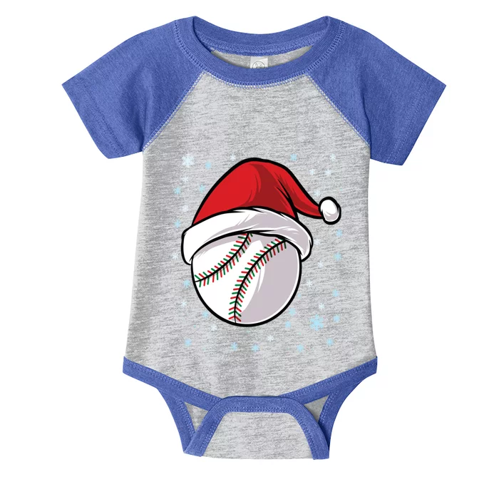 Christmas Santa Xmas Baseball Gift Infant Baby Jersey Bodysuit