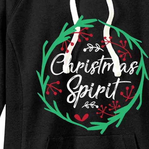 Christmas Spirit Xmas Ugly Christmas Holiday Winter Season Gift Women's Fleece Hoodie