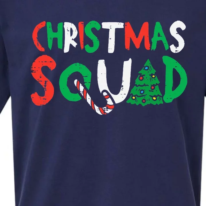 Christmas Squad Xmas Christmas Family Friend Sueded Cloud Jersey T-Shirt