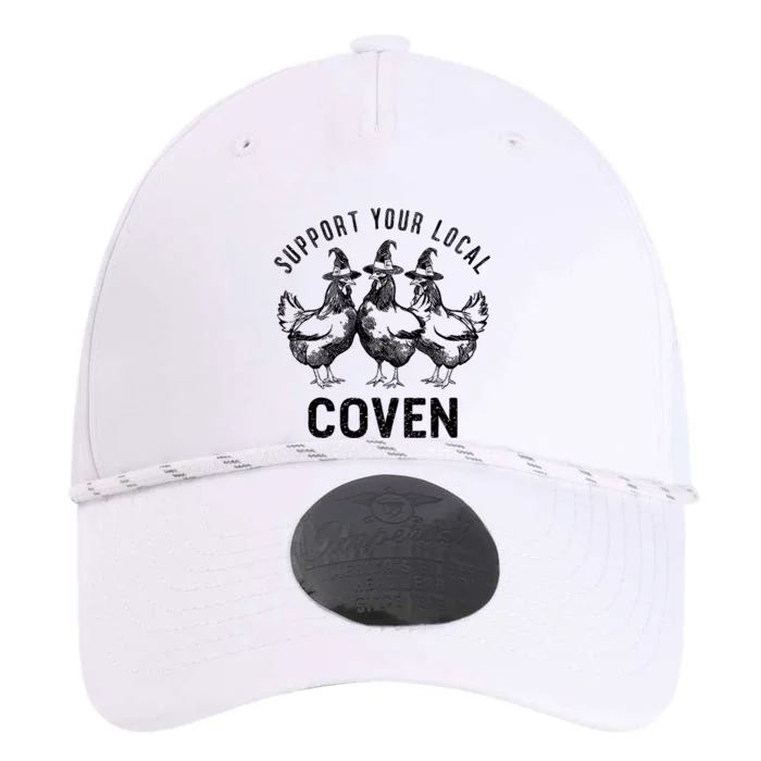 Chicken Support Your Local Coven Witch Farm Lover Performance The Dyno Cap