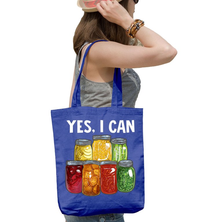 Canning Season Yes I Can Jar Pickling Preserving Food Canner Gift Tote Bag