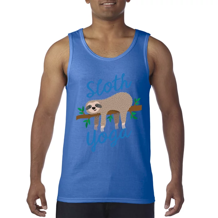 Cute Sloth Yoga Lover Yoga Class Instructor Gym Gift Tank Top