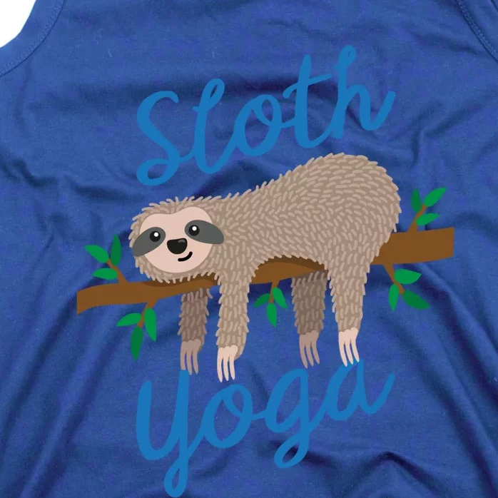 Cute Sloth Yoga Lover Yoga Class Instructor Gym Gift Tank Top