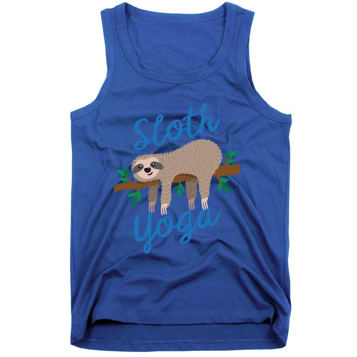 Cute Sloth Yoga Lover Yoga Class Instructor Gym Gift Tank Top