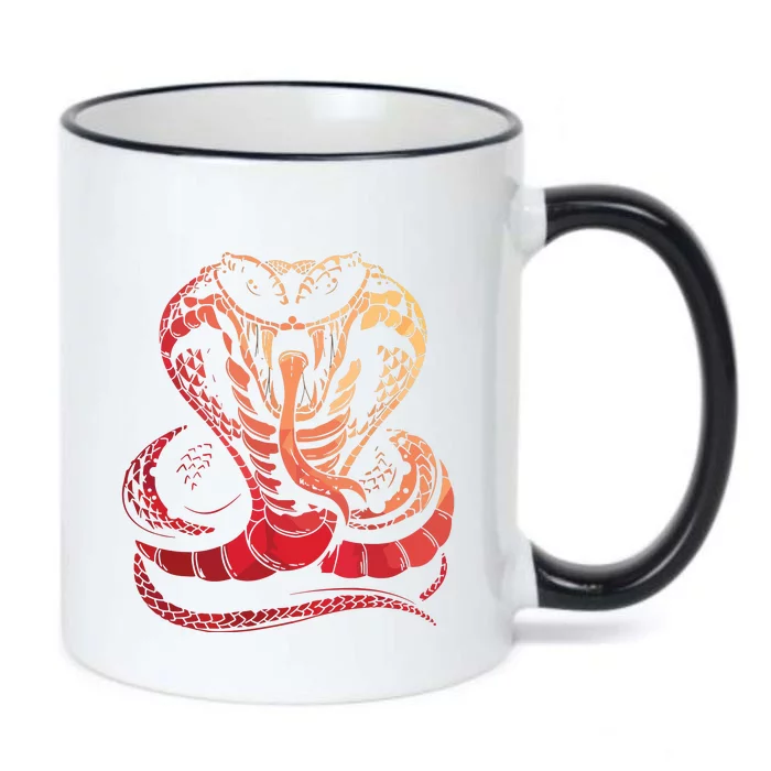 Cobra Snake Zoo Reptile Snake Black Color Changing Mug