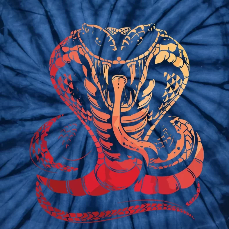 Cobra Snake Zoo Reptile Snake Tie-Dye T-Shirt