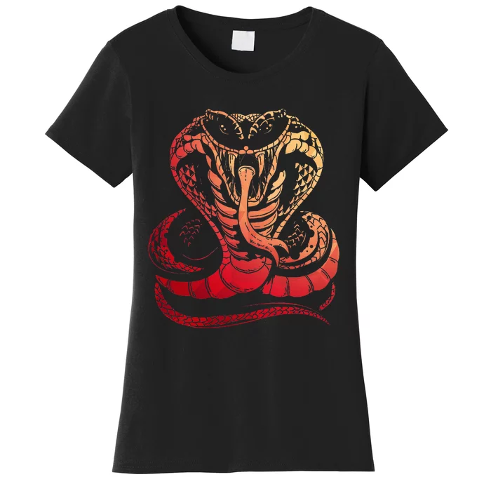 Cobra Snake Zoo Reptile Venom Snake Women's T-Shirt