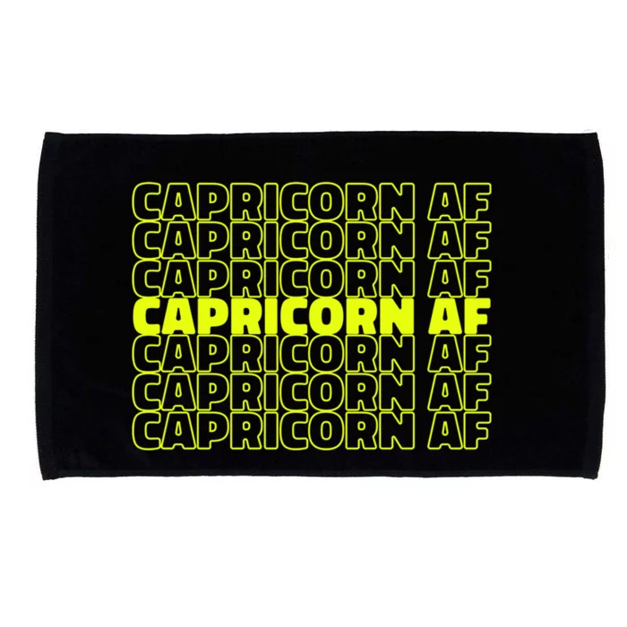 Cool Statet Zodiac Horoscope Capricorn Astrology Funny Gift Microfiber Hand Towel