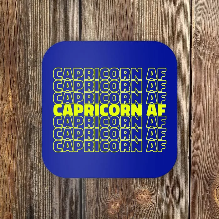 Cool Statet Zodiac Horoscope Capricorn Astrology Funny Gift Coaster