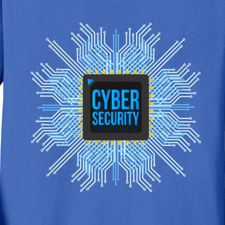 Cyber Security Zero Trust Hacking Programmer Developer Gift Kids Long Sleeve Shirt