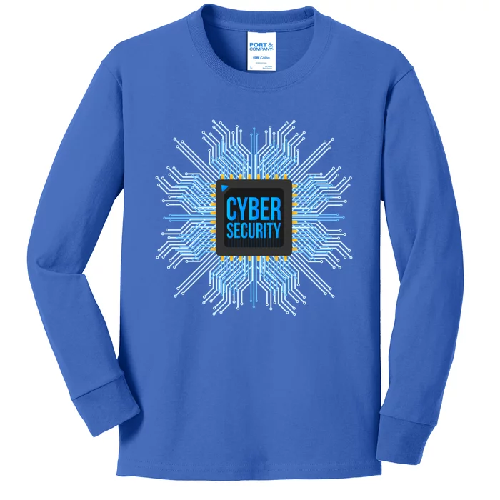 Cyber Security Zero Trust Hacking Programmer Developer Gift Kids Long Sleeve Shirt