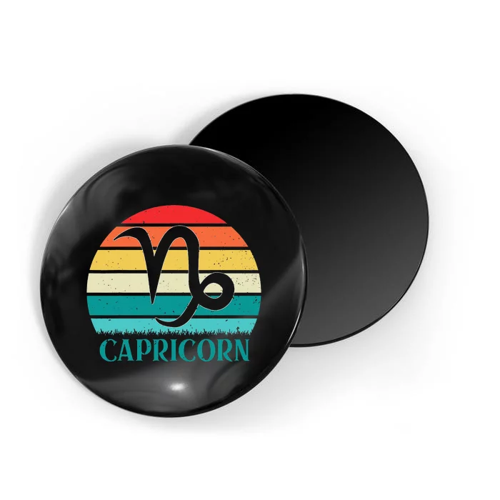 Capricorn Sunset Zodiac Magnet