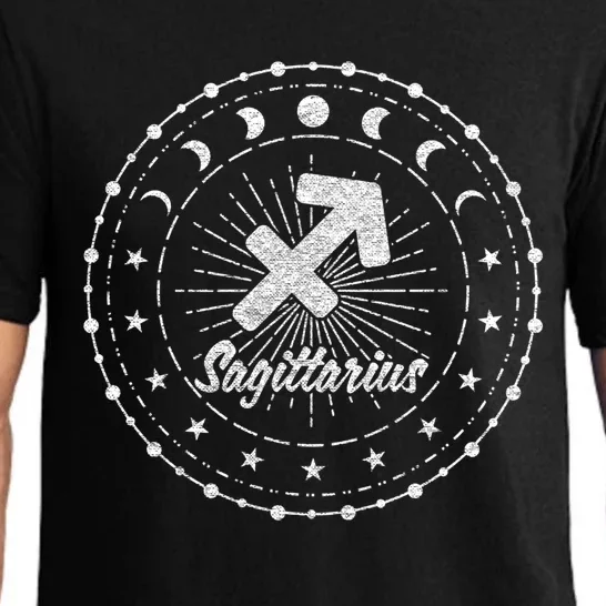 Celestial Sagittarius Zodiac Symbol Gift Pajama Set