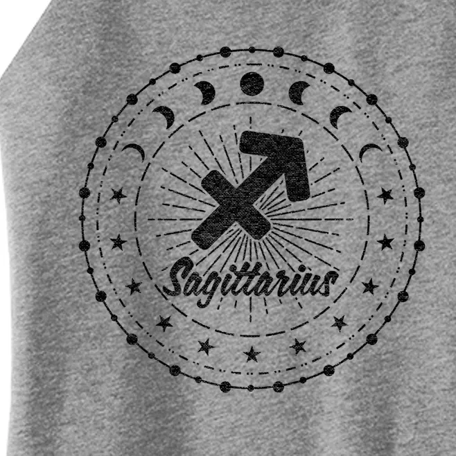 Celestial Sagittarius Zodiac Symbol Gift Women’s Perfect Tri Rocker Tank