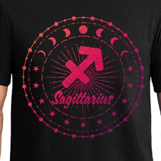 Celestial Sagittarius Zodiac Symbol Gift Pajama Set