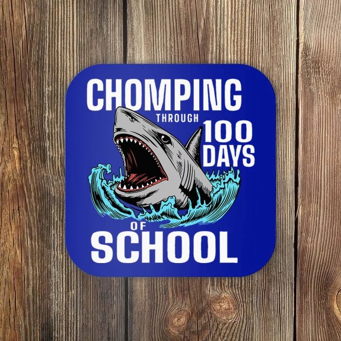 Chomping Through 100 Days Of School Shark Coaster