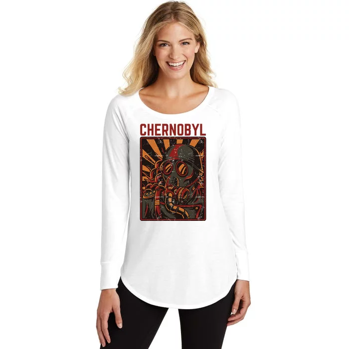 Chernobyl Tschernobyl 1986 Radioactive Explosion Radiation Women's Perfect Tri Tunic Long Sleeve Shirt