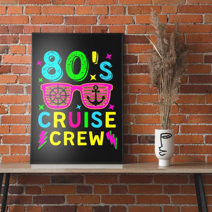 Cruising Trip 1980s Retro Style Costume 80's Cruise Crew Poster