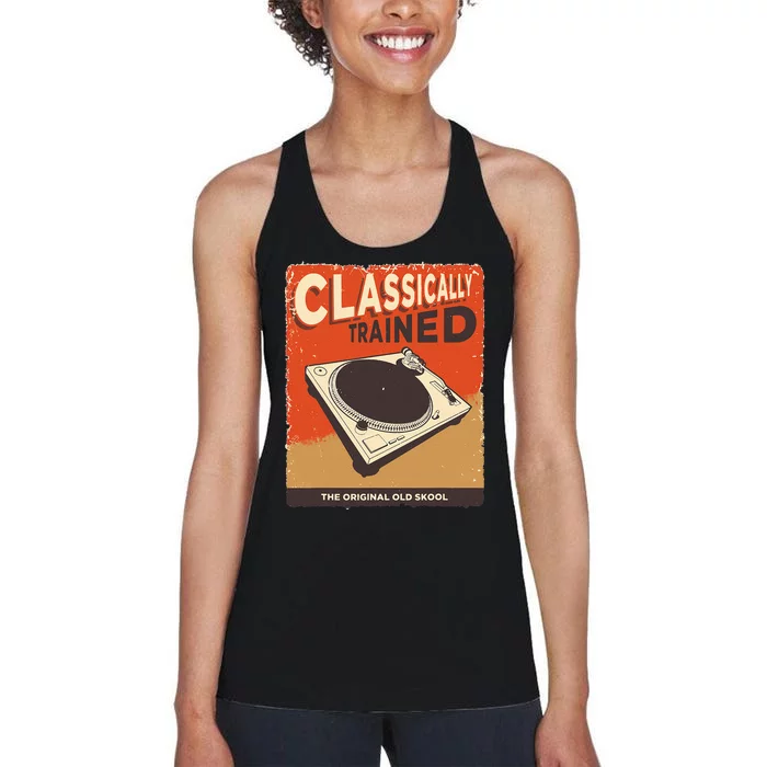 Classically Trained 1210 1200 Turntable Women's Racerback Tank