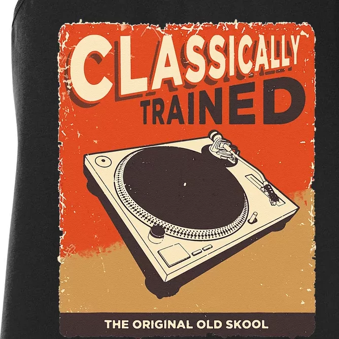 Classically Trained 1210 1200 Turntable Women's Racerback Tank