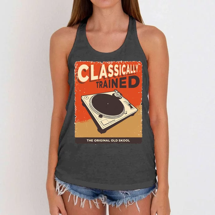 Classically Trained 1210 1200 Turntable Women's Knotted Racerback Tank