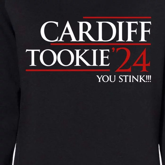 Cardiff Tookie 24 You Stink Womens California Wash Sweatshirt